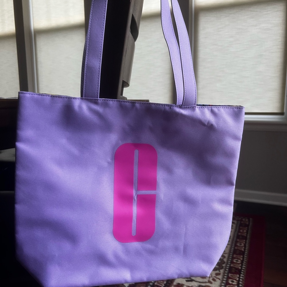 Clinique Lavender and Pink Tote Bag